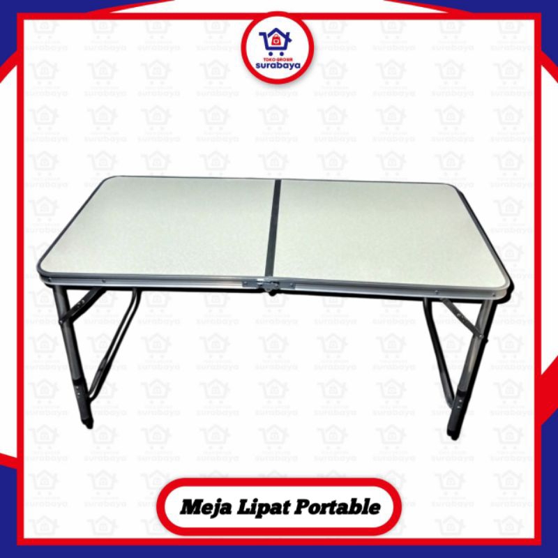Meja Lipat Koper GSF G-6012 / Meja Jualan / Meja Lipat Koper HPL / Meja Lipat Serbaguna Portable