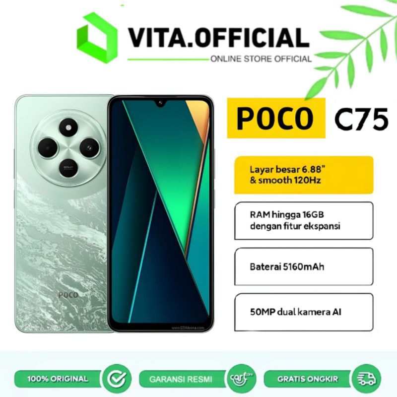 POCO C75 RAM 6/128