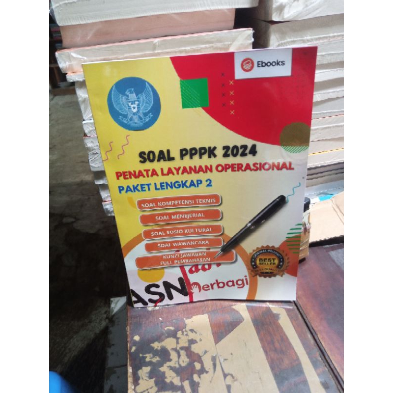 

BUKU SOAL PPPK 2024 PENATA LAYANAN OPERASIONAL PAKET LENGKAP 2