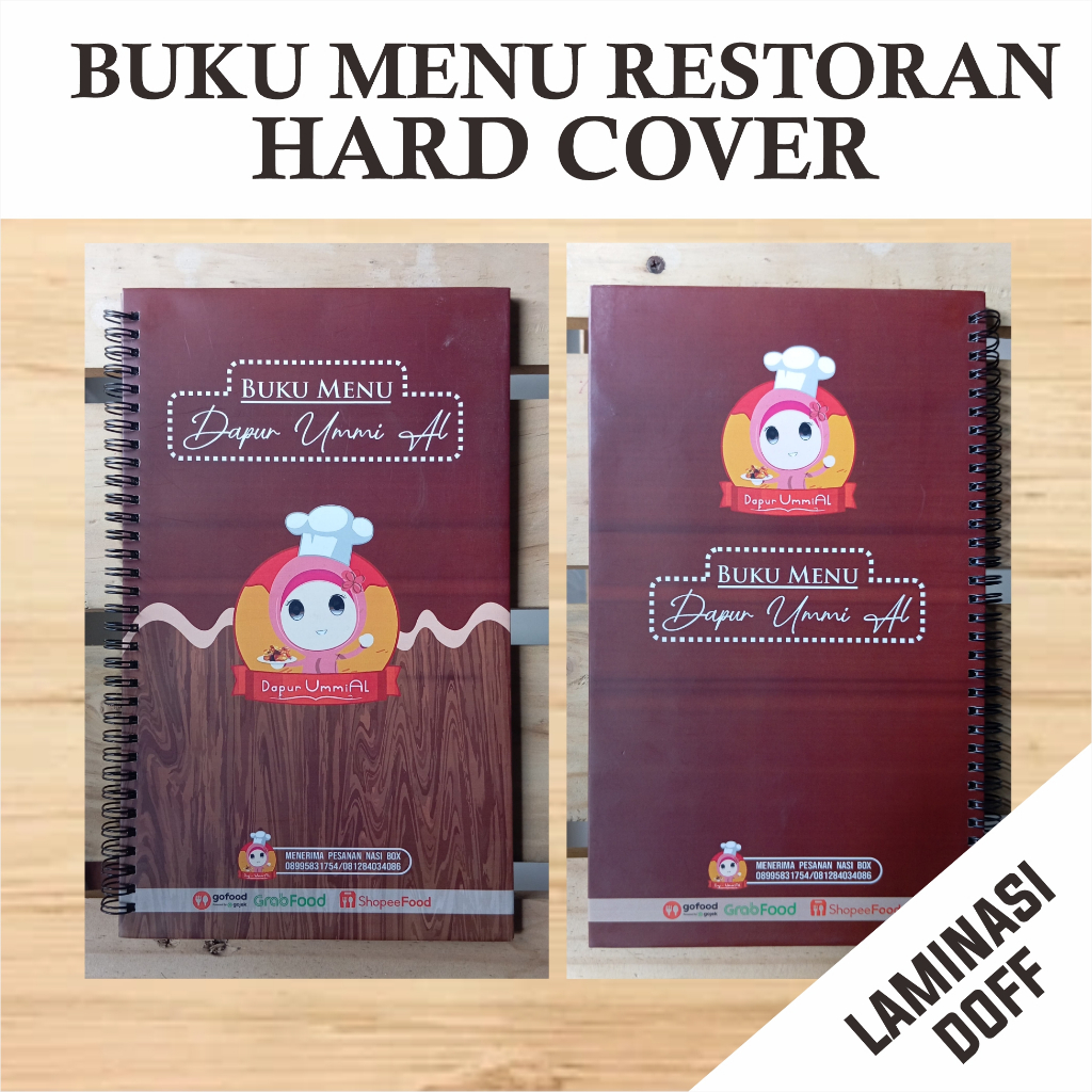 

BUKU MENU CAFE / RESTORAN CUSTOM