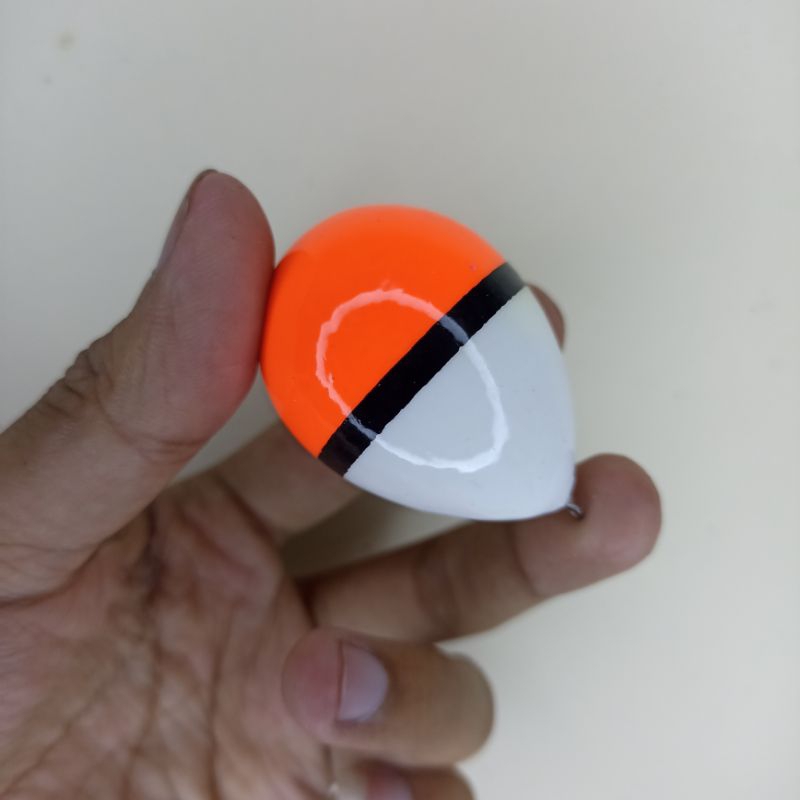 Pelampung Kambangan Mancing Lato-lato Orange diameter 24 mm sd 40 mm