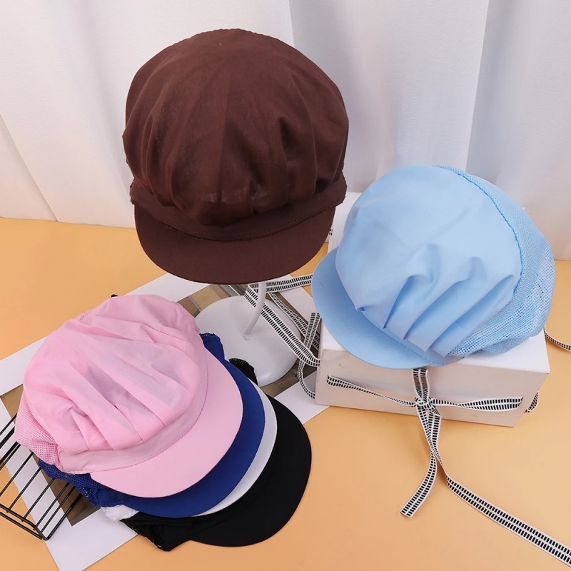 Topi Chef Wanita Topi Koki Wanita Topi Chef Jamur Topi Masak Koki Perempuan Hairnet Jaring Topi Koki