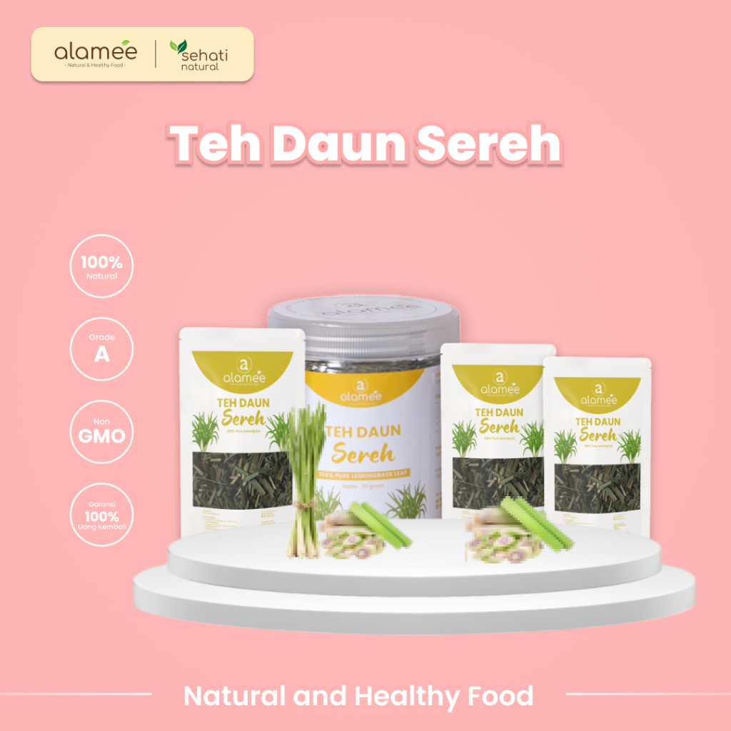 

Teh Daun Sereh Lemongrass Leaf Tea Organik Sehat Organic Dried Kering Alami Asli 25 Gr