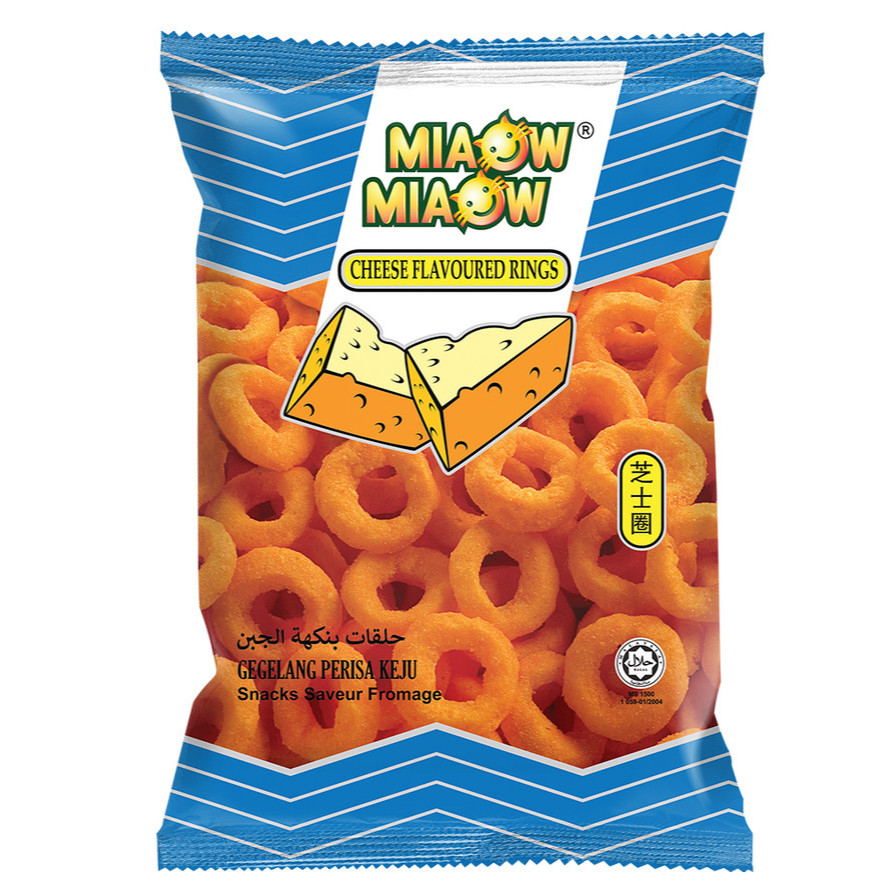 

Miaow Miaow Cheese Ring 60 gram snack