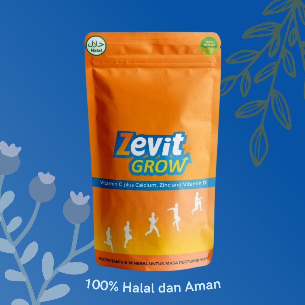 Citra Gardens [Super ] Zevit Grow Susu - Peninggi Badan Susu Kalsium Penambah Tinggi Badan Tercepat