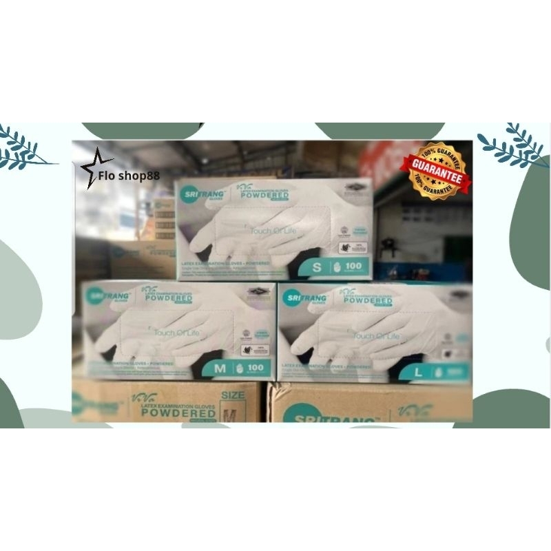 SRITRANG GLOVES / SRITRANG / SARUNG TANGAN LATEX / SARUNG TANGAN LATEX MEDIS / SARUNG TANGAN LATEX K