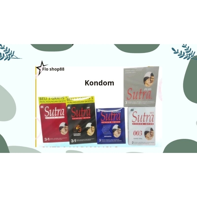 A - SUTRA / KONDOM SUTRA 003 / KONDOM SUTRA BERGERIGI / KONDOM SUTRA TIPIS / KONDOM SUTRA HITAM / PR