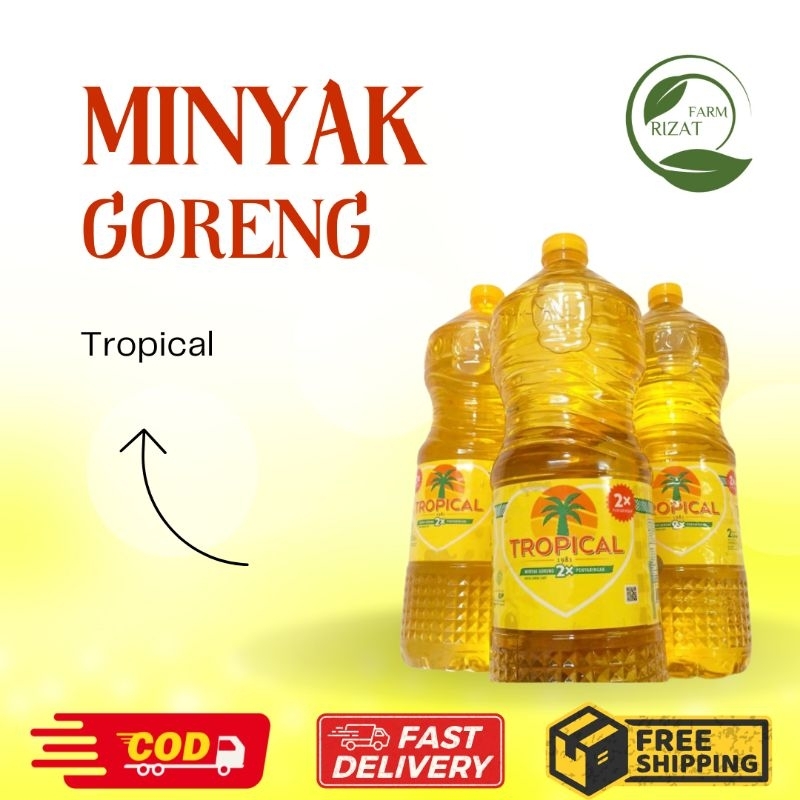 

[Dikirim Instant] Minyak Goreng Sawit TROPICAL 2 Liter | Kemasan Botol