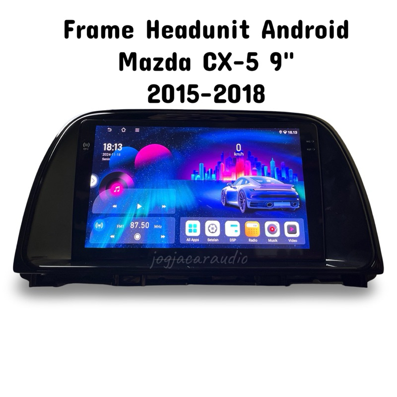 Frame Head Unit Android 9 inch Mazda CX-5 CX5 2012 - 2015