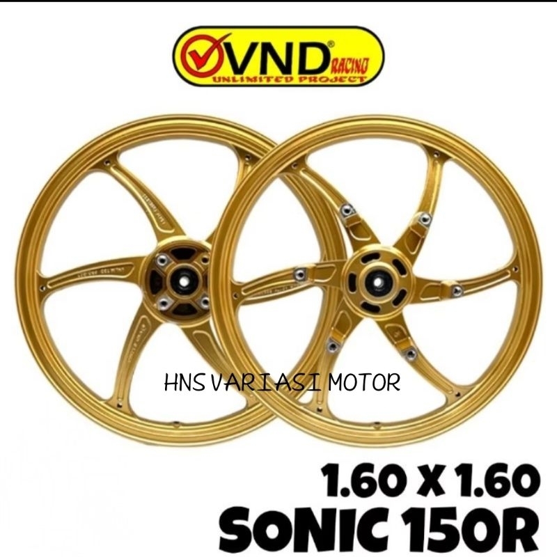 VELEG VND RACING SIX STAR 17*160_17*160 VELG HONDA SONIC WHEEL ALOY ORIGINAL VND