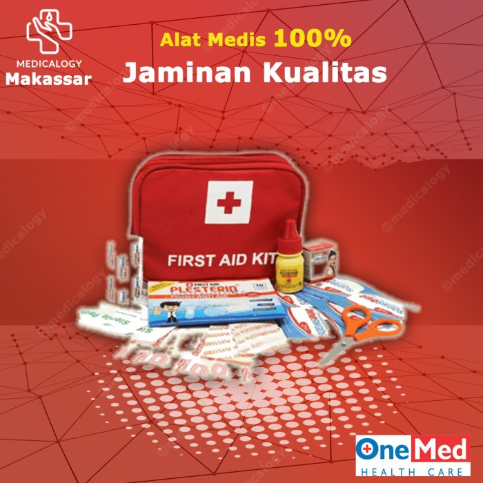 GOSEND OneMed First Aid Bag Kit Merah + ISI **