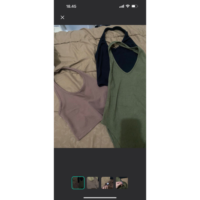 tanktop h&m dan urban outfitters