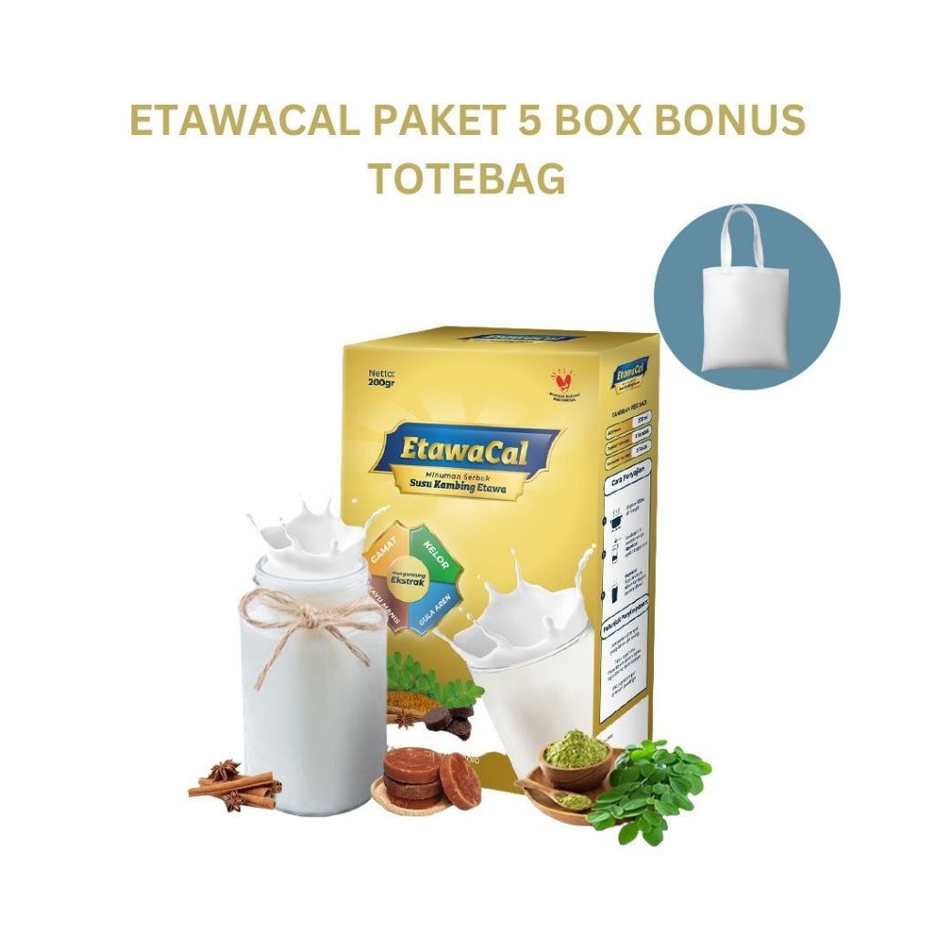 

ETAWACAL - Paket 5 Box Susu Etawa Bubuk Herbal