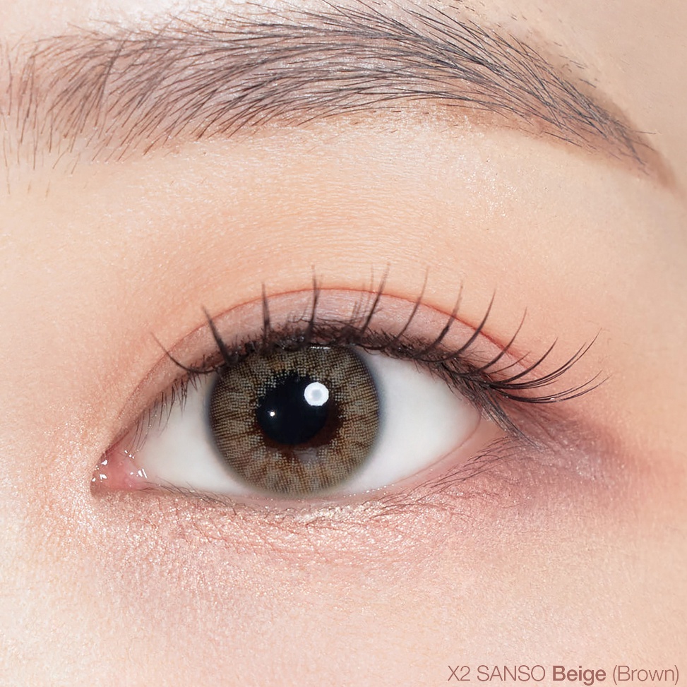 KODE L85A New X2 Sanso Softlens  Beige Brown