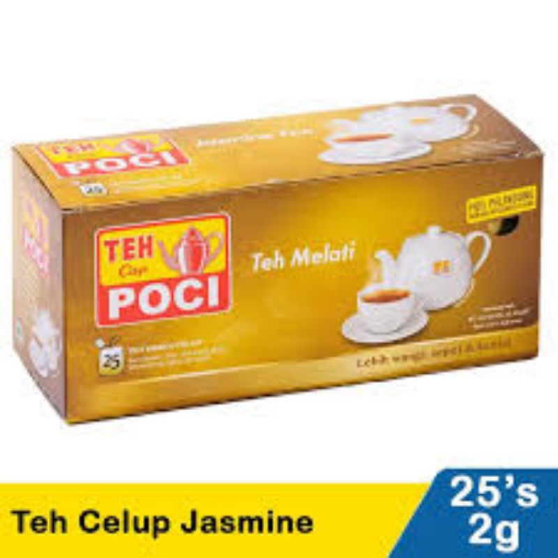 

teh poci melati/jasmin celup perslop isi 5kotak@25 kantong