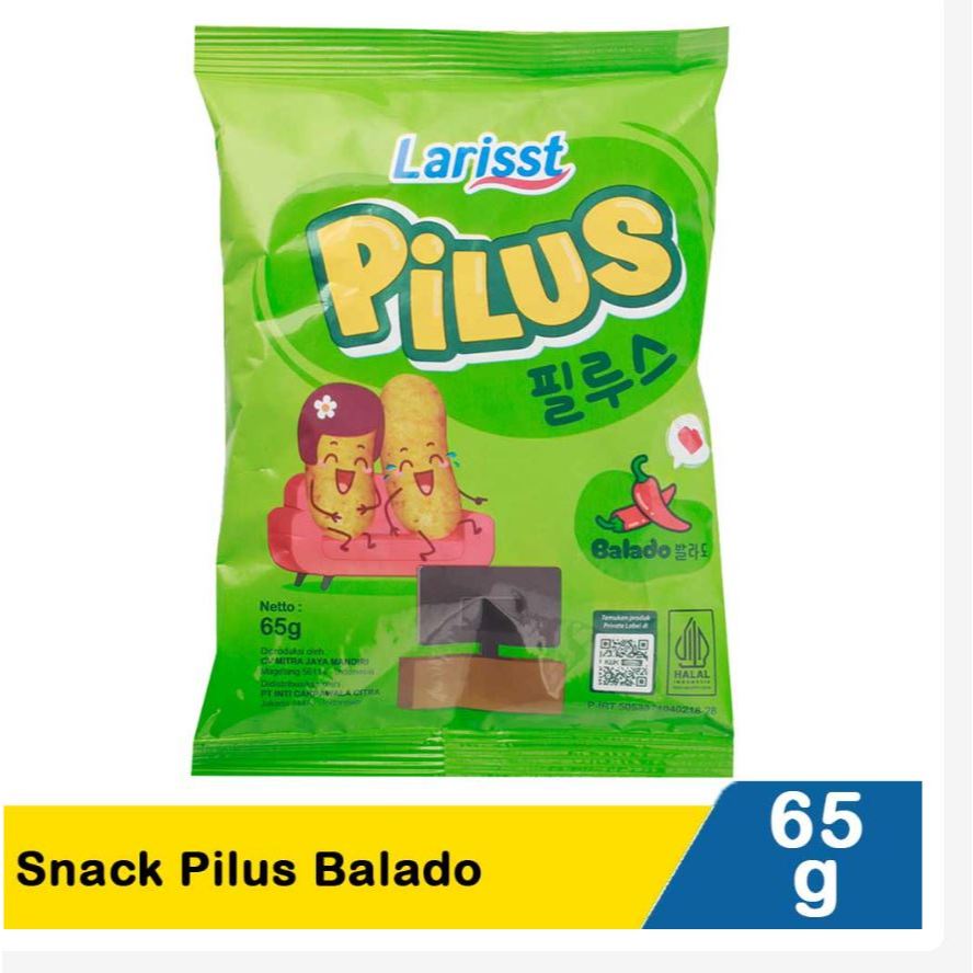 

Larisst Snack Pilus Balado / Pilus Keju 65 gr