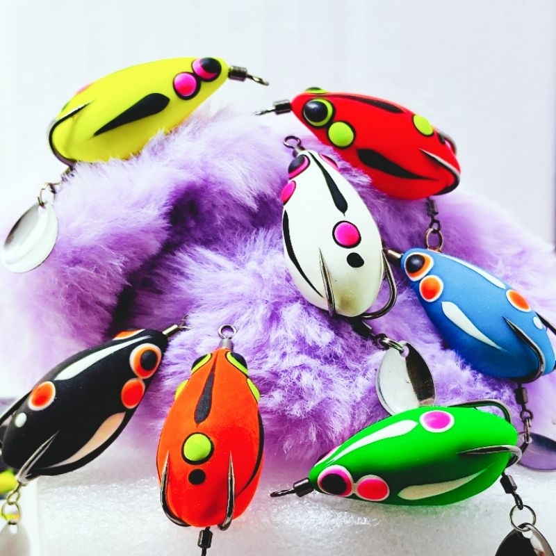 soft frog 3,5cm / umpan casting/ umpan gabus/ umpan toman