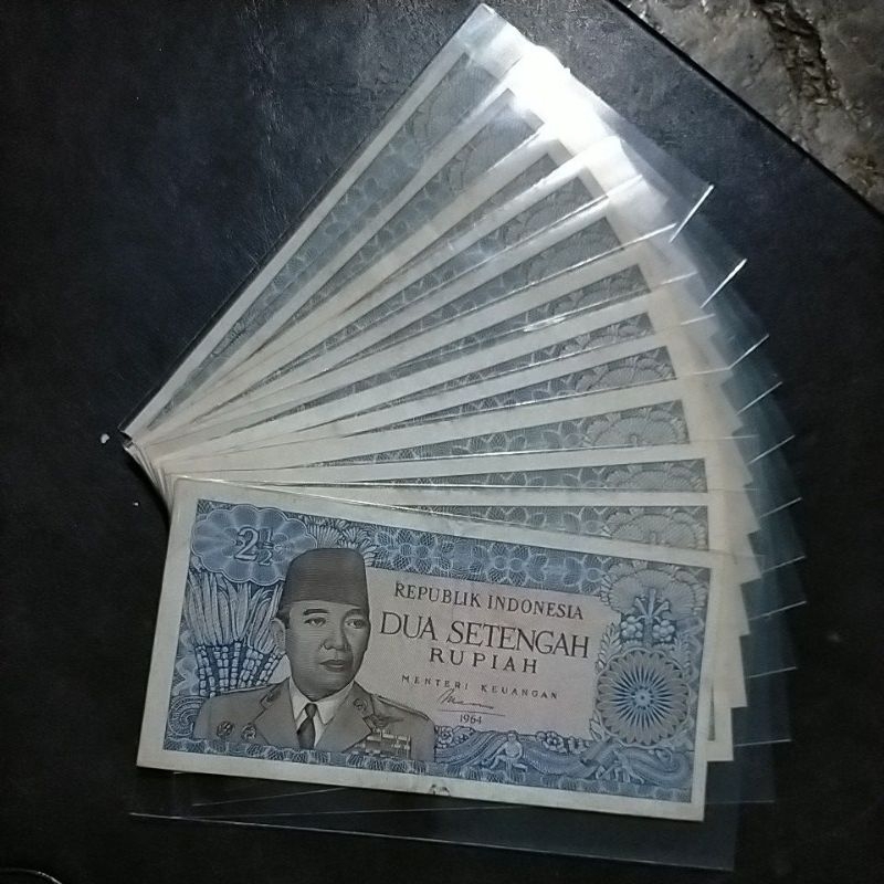 Langka 2 1/2 rupiah Sukarno 1964