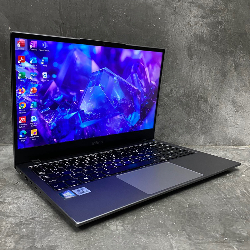 Infinix Inbook X1 Intel Core i3 1005G1 RAM 8 GB SSD 256 GB FHD Laptop Ultrabook Second Murah 14"