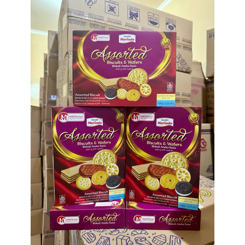 

Marindo Assorted box 100 gr 1 karton x 24pcs