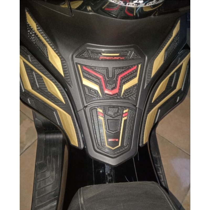 Grosir Deckpad Pcx 160 Roadsync/Abs/Cbs Tahun 2021 - 2025 Tankpad Pcx 160 Karpet Motor Atas Karet