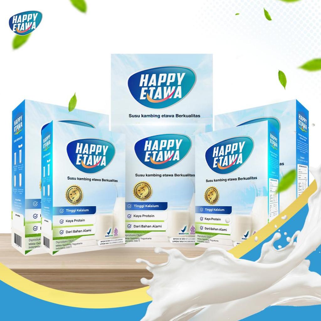 

Happy Etawa Susu Kambing Asli (6 BOX) Atasi Nyeri Sendi dan pegal-pegal