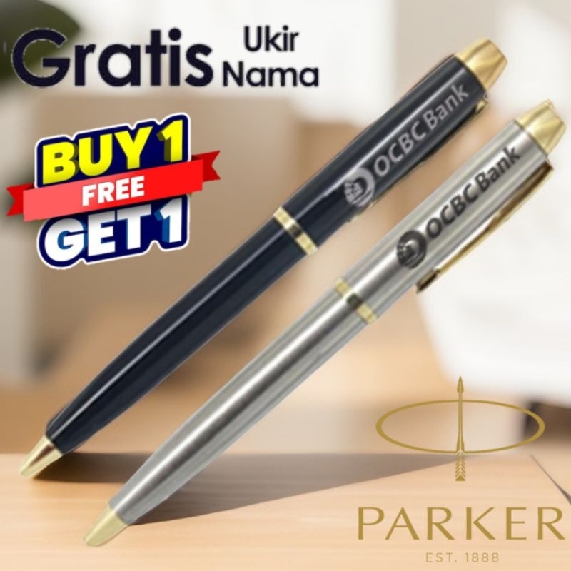 

Pulpen Ballpoint Vintage Parker Buy 1 Get 1 Free Gratis Grafir Nama Dan Box Bludru Exlusive