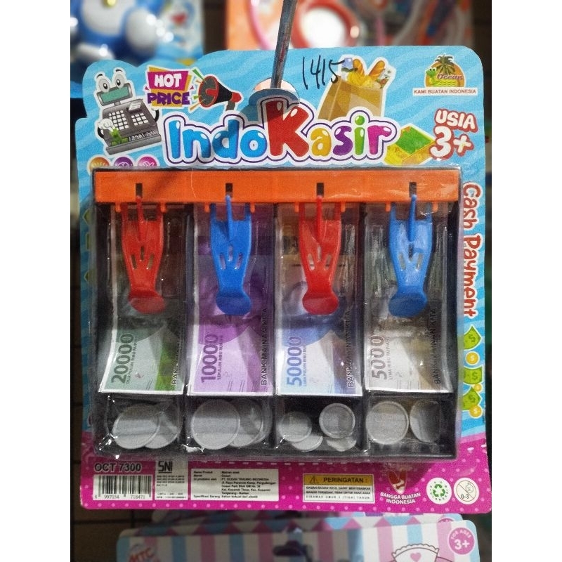 mainan kasir-kasiran  mainan anak  mainan uang-uangan  mainan bank