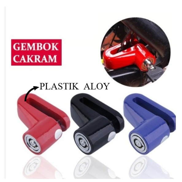 Kunci Gembok Disc Lock pada Cakram Sepeda Motor Universal — 5