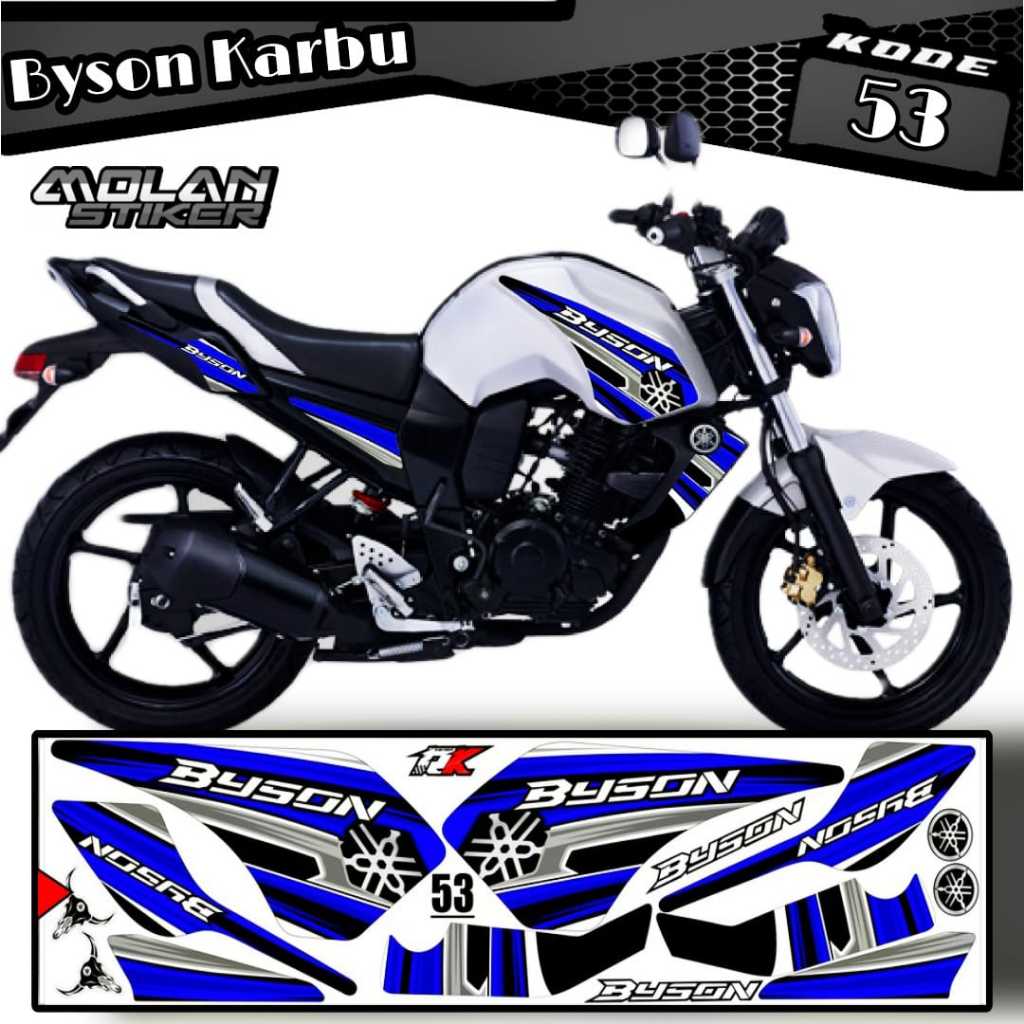 Decal Sticker Striping Variasi Byson Old,yamaha Byson,DecalByson,Striping Byson