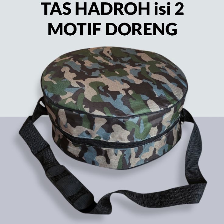 Kejutan Besar  Tas Rebana Hadroh Motif Army
