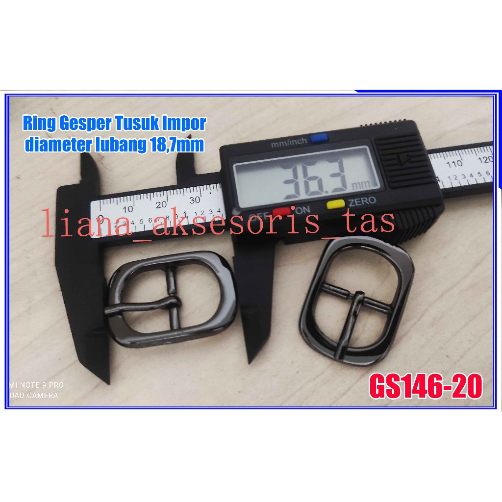 -Ring Jarum Gesper 20mm  (isi 2 Biji) GS146-20 Gesper Tas Ring Tusuk - RING GESPER AKSESORIS SENDAL 