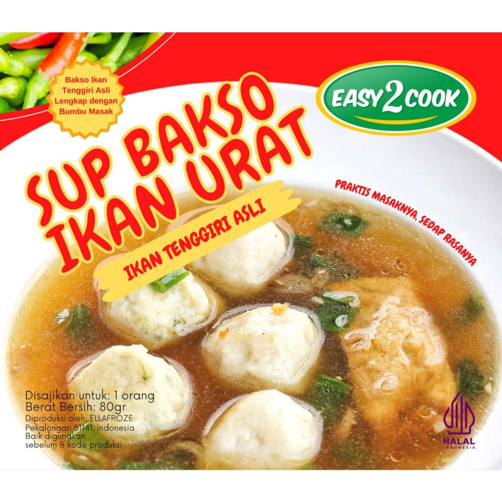 

Sup Bakso Ikan Urat EllaFroze