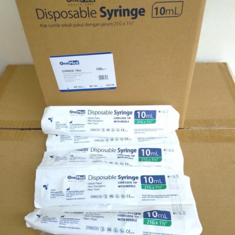 Lebih Irit Spuit 1cc Onemed  Spuit 1ml Onemed per box isi 1 pcs