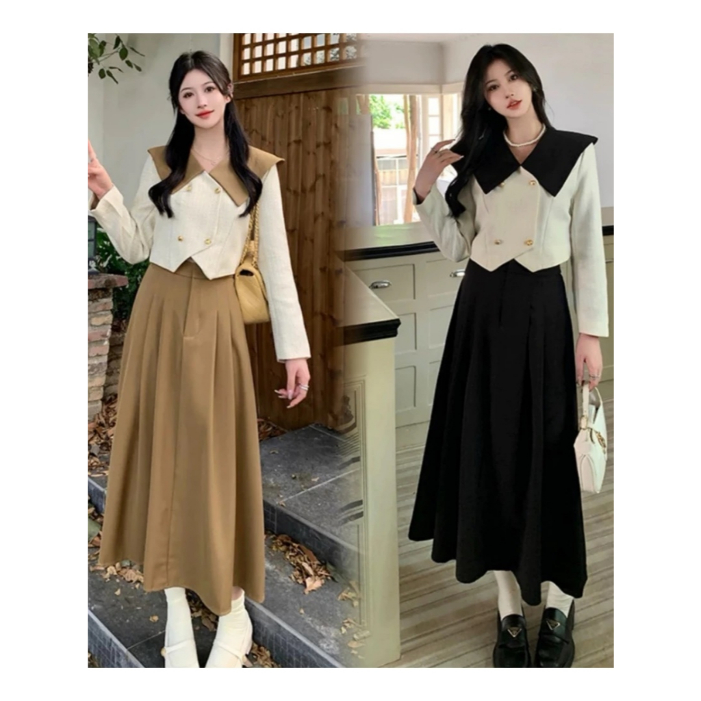 saka - amira set dress wanita