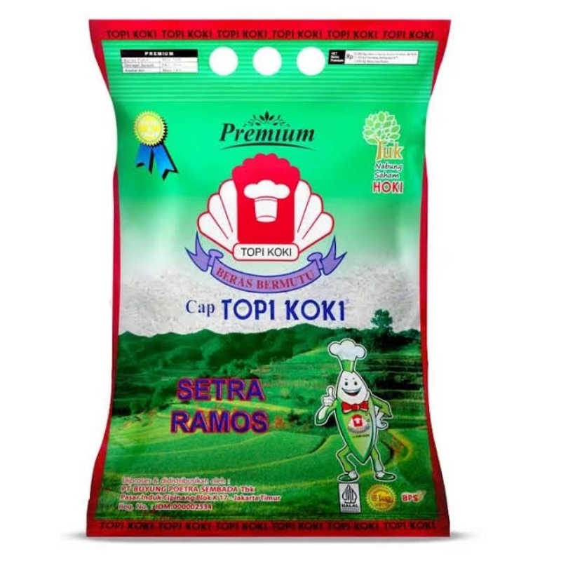 

Beras Topi Koki Setra Ramos 5kg