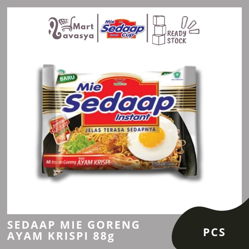 

SEDAAP MIE GORENG AYAM KRISPI 88g - 1 PCS - KOTA BANDUNG - LAVASYA MART