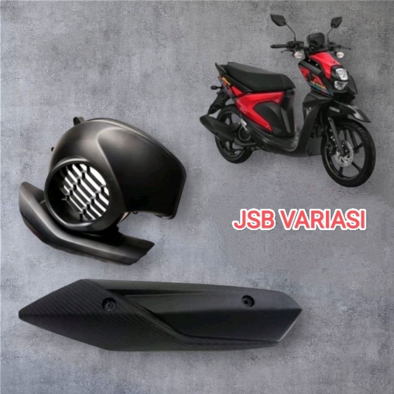 Cover Fan x-ride 125 Tutup Kipas 125 X-ride + Pelindung Knalpot tameng Knalpot Motor X - Ride 125 Js