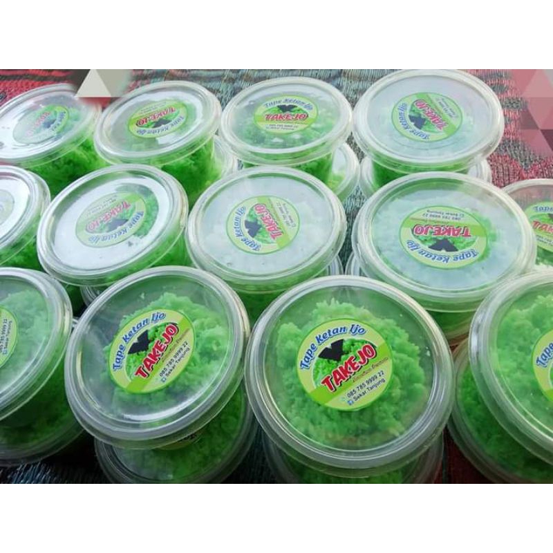 

Tape ketan ijo (takejo) khas kediri 500ml di jamin manis