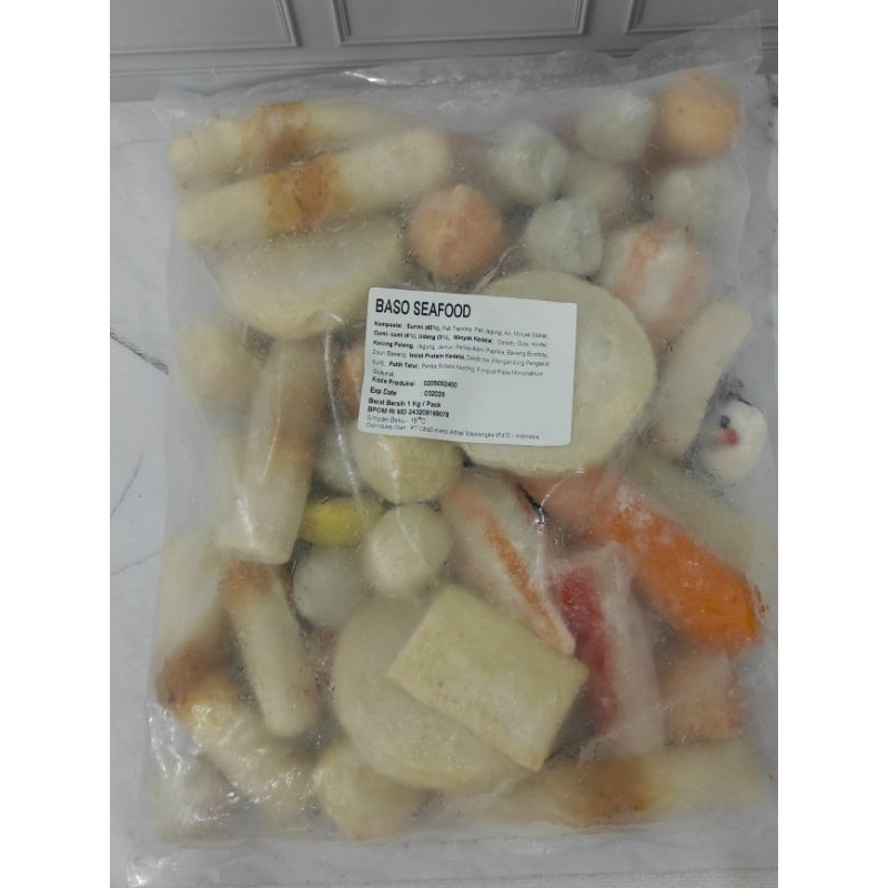 

bakso seafood mix cedea 1 kg