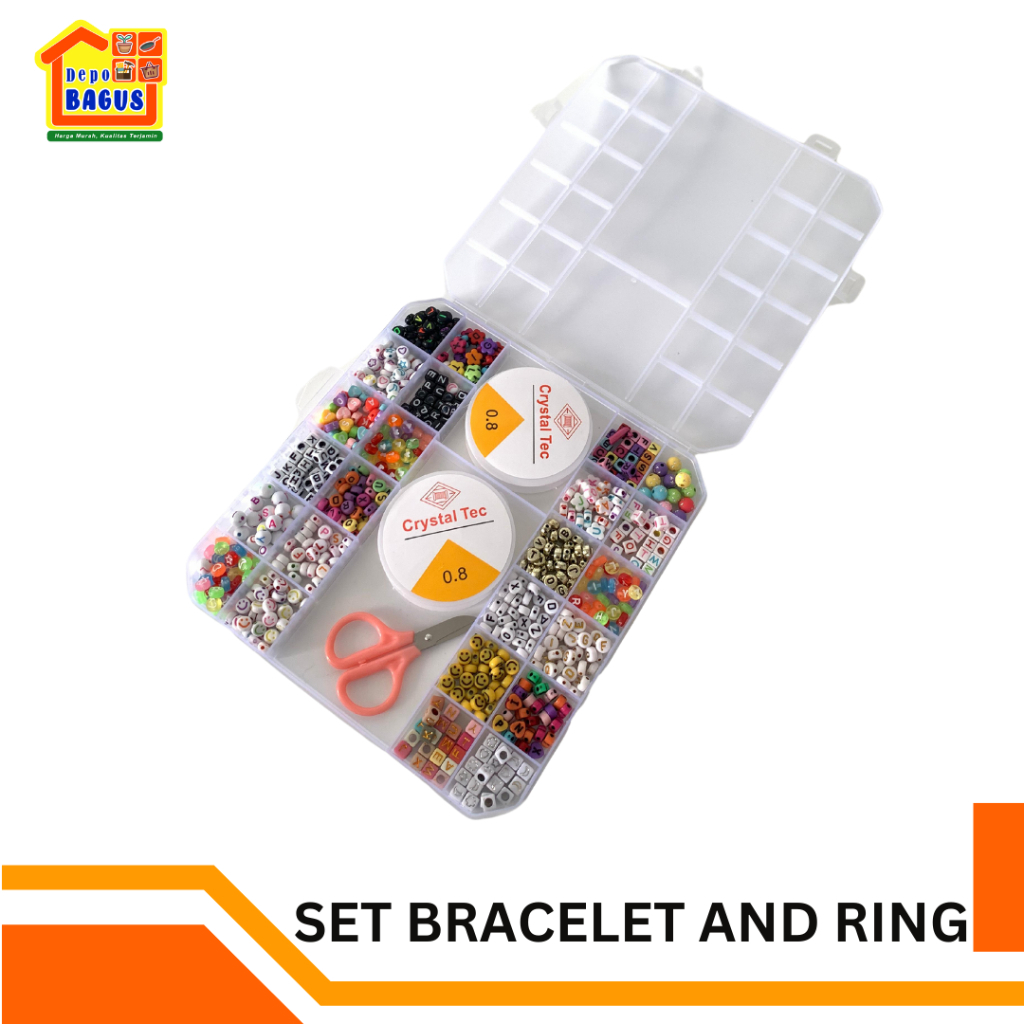 Manik-Manik Gelang Cincin, Mainan Anak, Mainan Edukatif