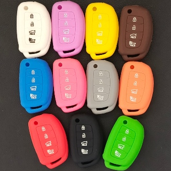 Sarung silikon kunci  Hyundai tucson & Hyundai santa fe case kunci