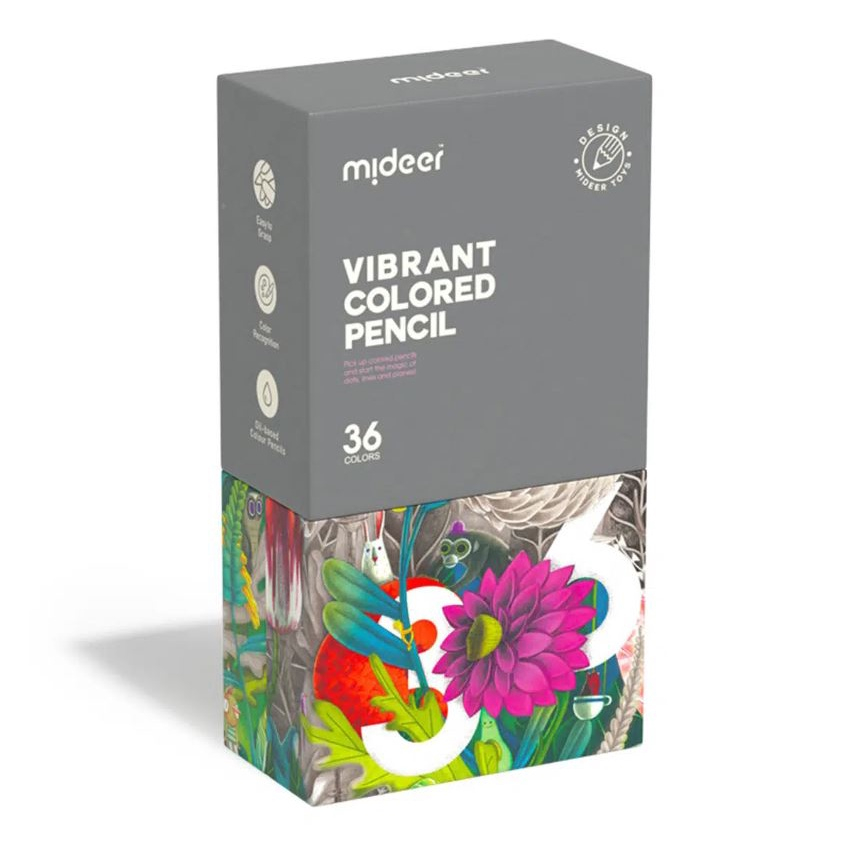 

Mideer Premium Vibrant Colored Pencil / Pensil warna Alat mewarnai Anak 36 Warna Kado Ultah Anak Birthday Gift