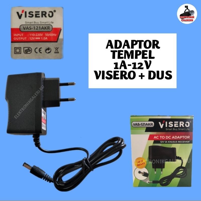 ADAPTOR TEMPEL 1A 12V VISERO + DUS