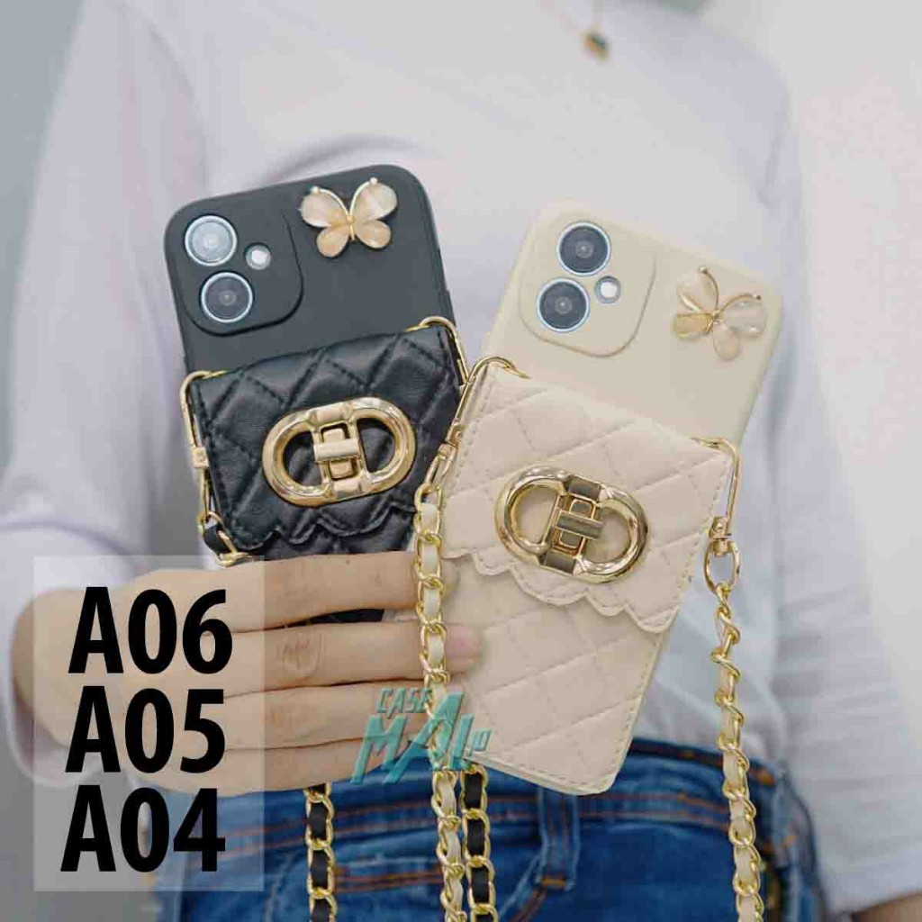 Case hp Dompet Dior Type Samsung A06 A05 A04 Seri E Seri S Terbaru
