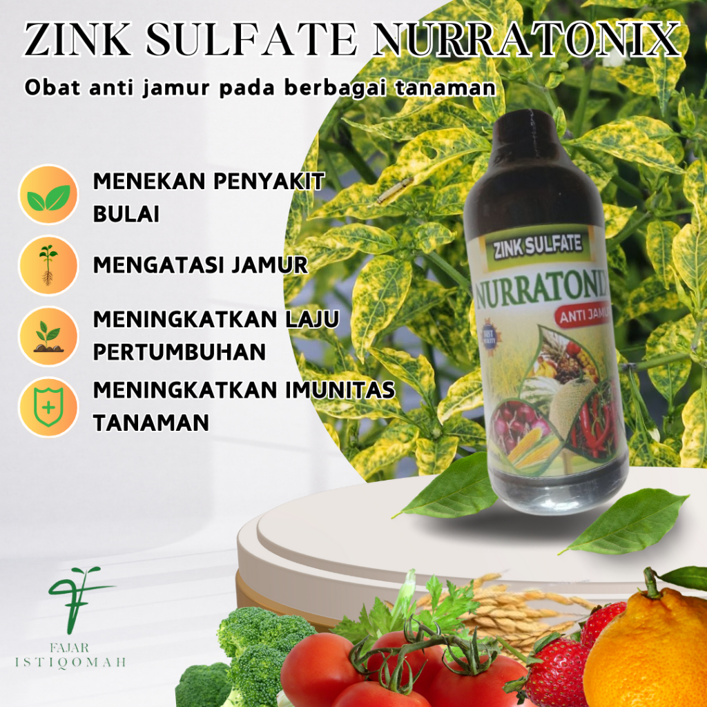 ZINK SULFATE NURRATONIX OBAT PENYAKIT BULAI PADA CABE ISI 500 ML, MENEKAN PENYAKIT BULAI CABE