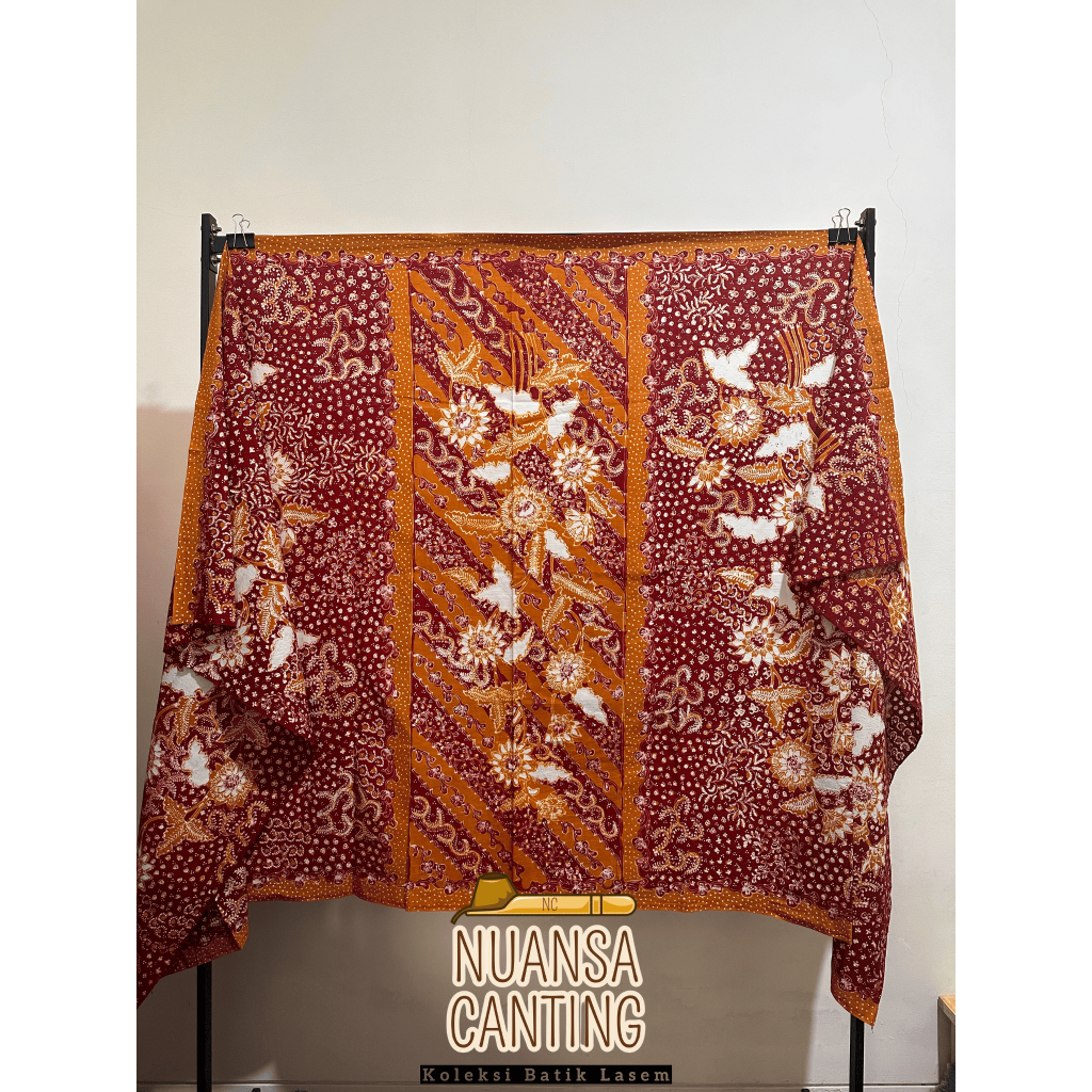 BATIK TULIS LASEM ASLI PREMIUM / BATIK TULIS LASEM DUA WARNA / BATIK TULIS LASEM ORIGINAL