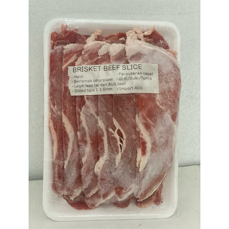 

Brisket Beef slice 500gr
