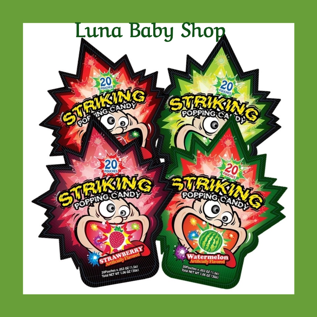 

Striking Poppsing Candy 20 Pouches/Permen Anak