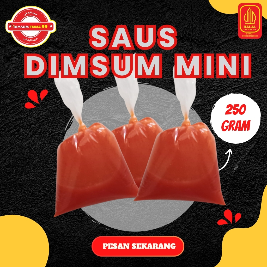 

Extra Saus Dimsum Seribuan Racikan Premium 250 Gram Kemasan Plastik